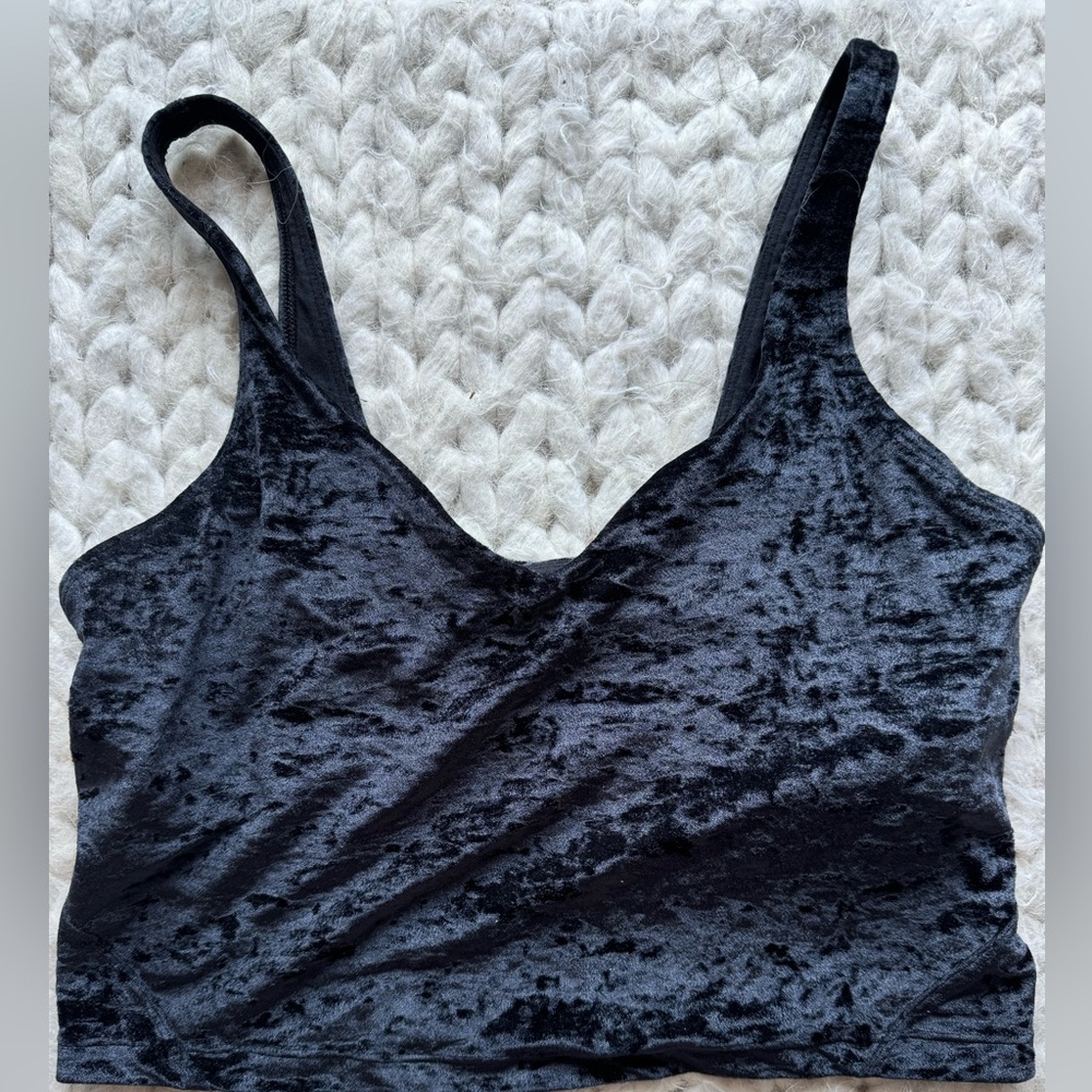 Lululemon Suede Align Crop Top